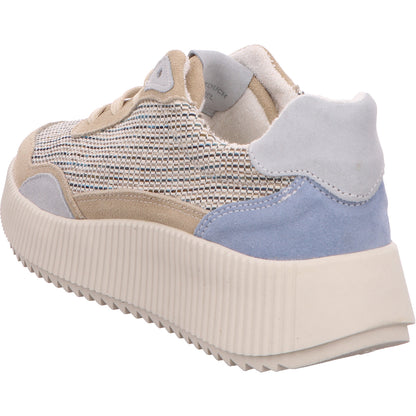 Palpa Trading - Online Shoes Sneaker Damen Grau-Blau Leder/Synth./Textil-kombiniert   Bild3