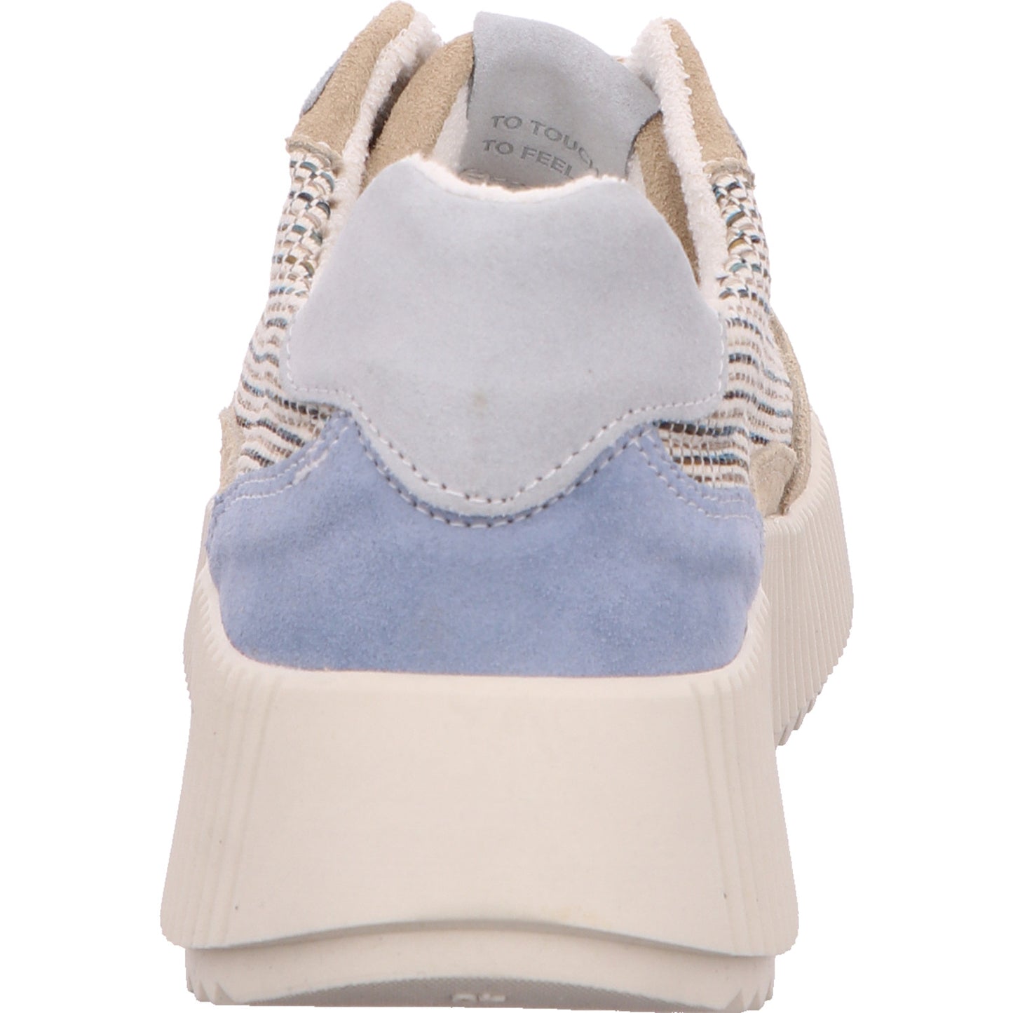 Palpa Trading - Online Shoes Sneaker Damen Grau-Blau Leder/Synth./Textil-kombiniert   Bild4