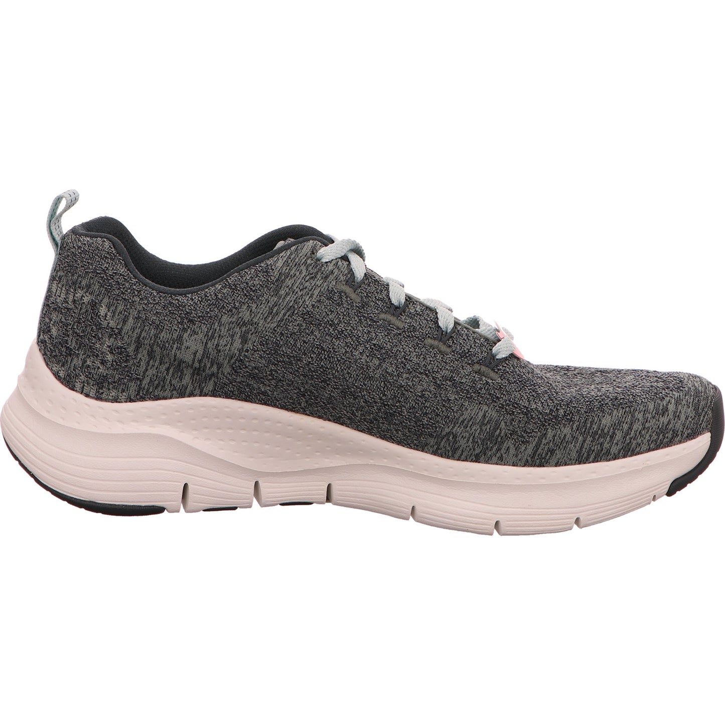 Skechers Sneaker Schnürschuh Damen Arch Fit Grün Stoff/Leinen   Bild5