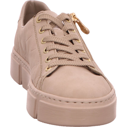 Rieker Sneaker Schnürhalbschuh Damen Beige Synthetik   Bild6