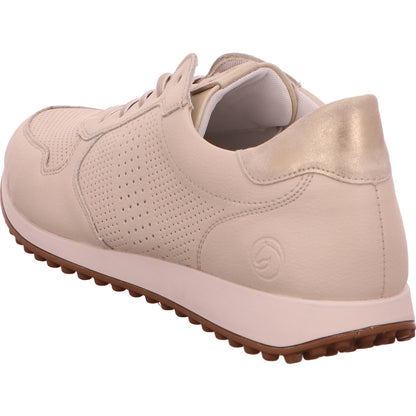 Remonte Sneaker Schnürhalbschuh Damen Beige Leder-Synthetik-kombiniert   Bild3