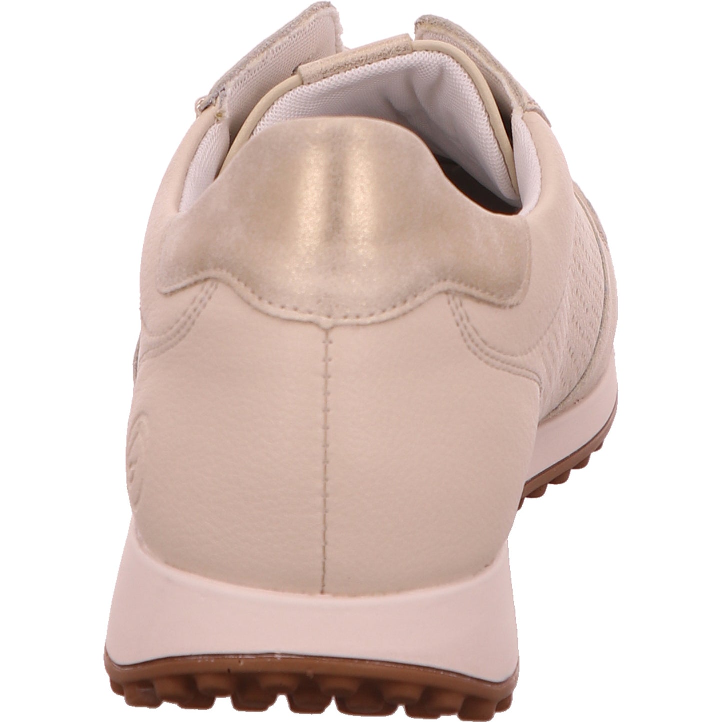 Remonte Sneaker Schnürhalbschuh Damen Beige Leder-Synthetik-kombiniert   Bild4