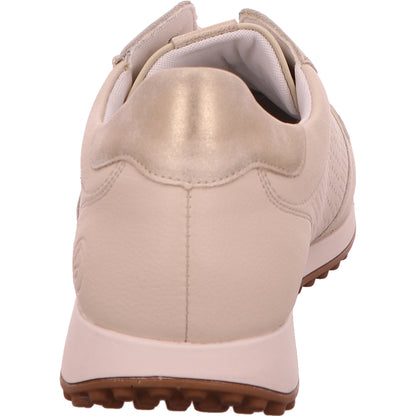 Remonte Sneaker Schnürhalbschuh Damen Beige Leder-Synthetik-kombiniert   Bild4