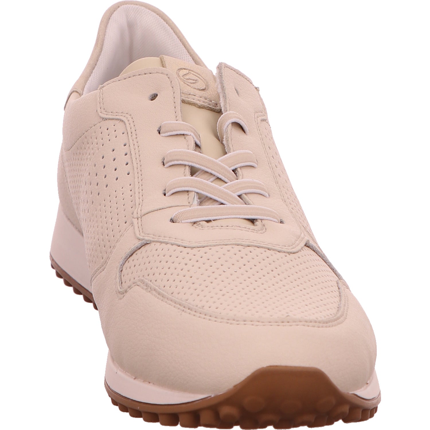 Remonte Sneaker Schnürhalbschuh Damen Beige Leder-Synthetik-kombiniert   Bild6