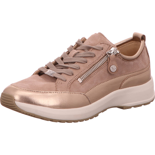 Caprice Sneaker Caprice Climotion Beige-Metallic Damen Leder / Rauhleder - kombiniert   Bild1