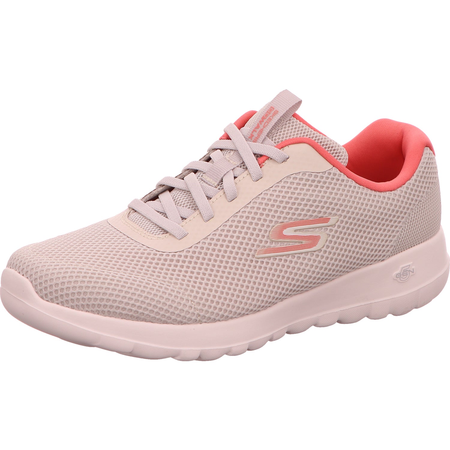 Skechers Sneaker Schnürschuh Damen Beige Stoff/Leinen   Bild1