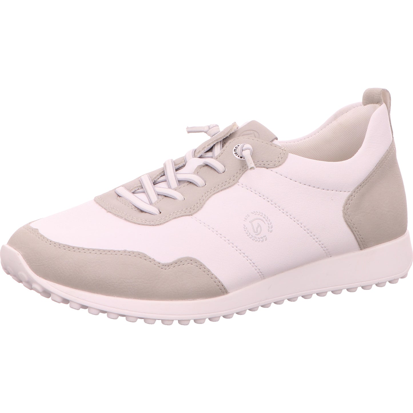 Remonte Sneaker Schnürhalbschuh Damen Weiß Leder-Synthetik-kombiniert   Bild1