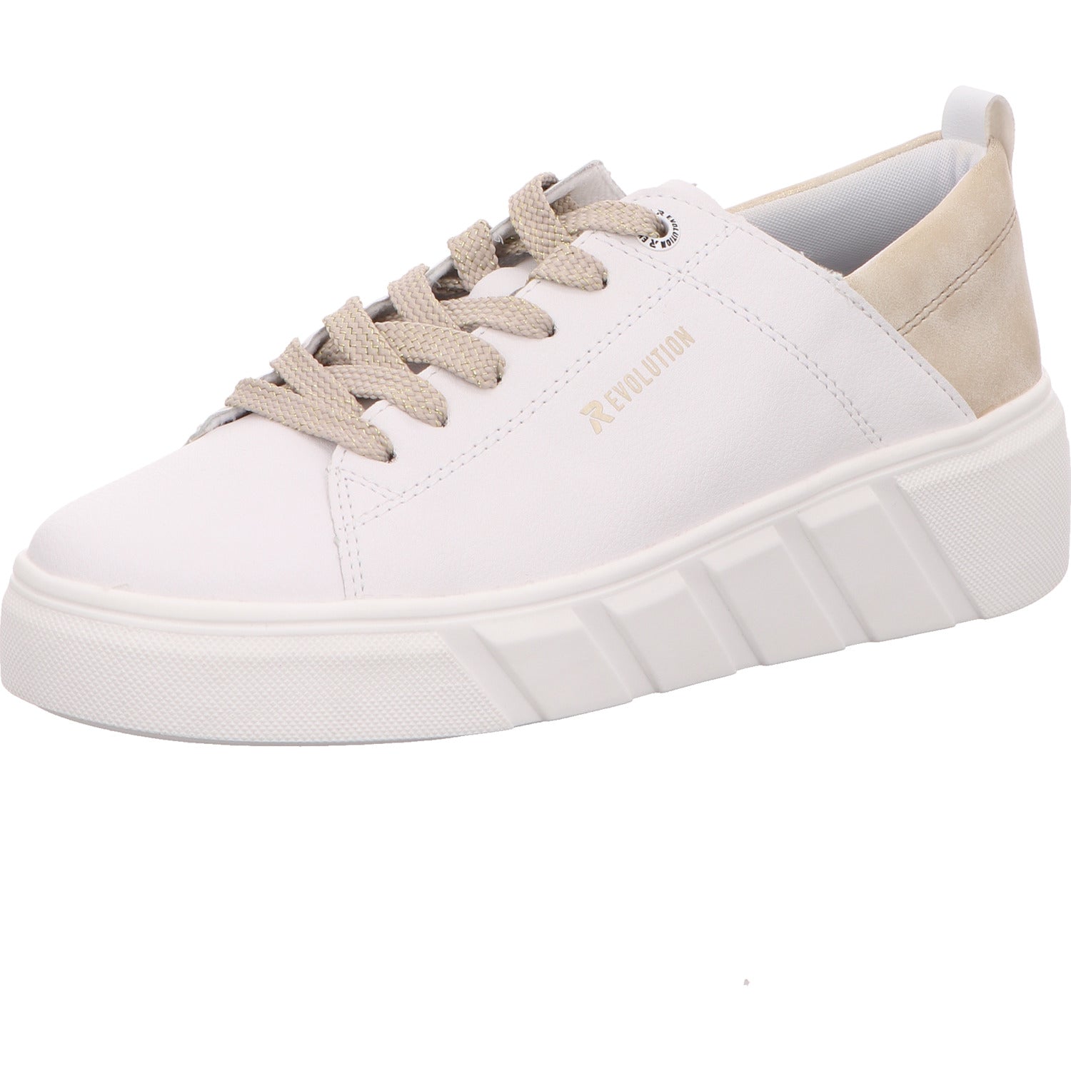 Rieker Sneaker Schnürhalbschuh EVOLUTION Damen Weiß Leder   Bild1