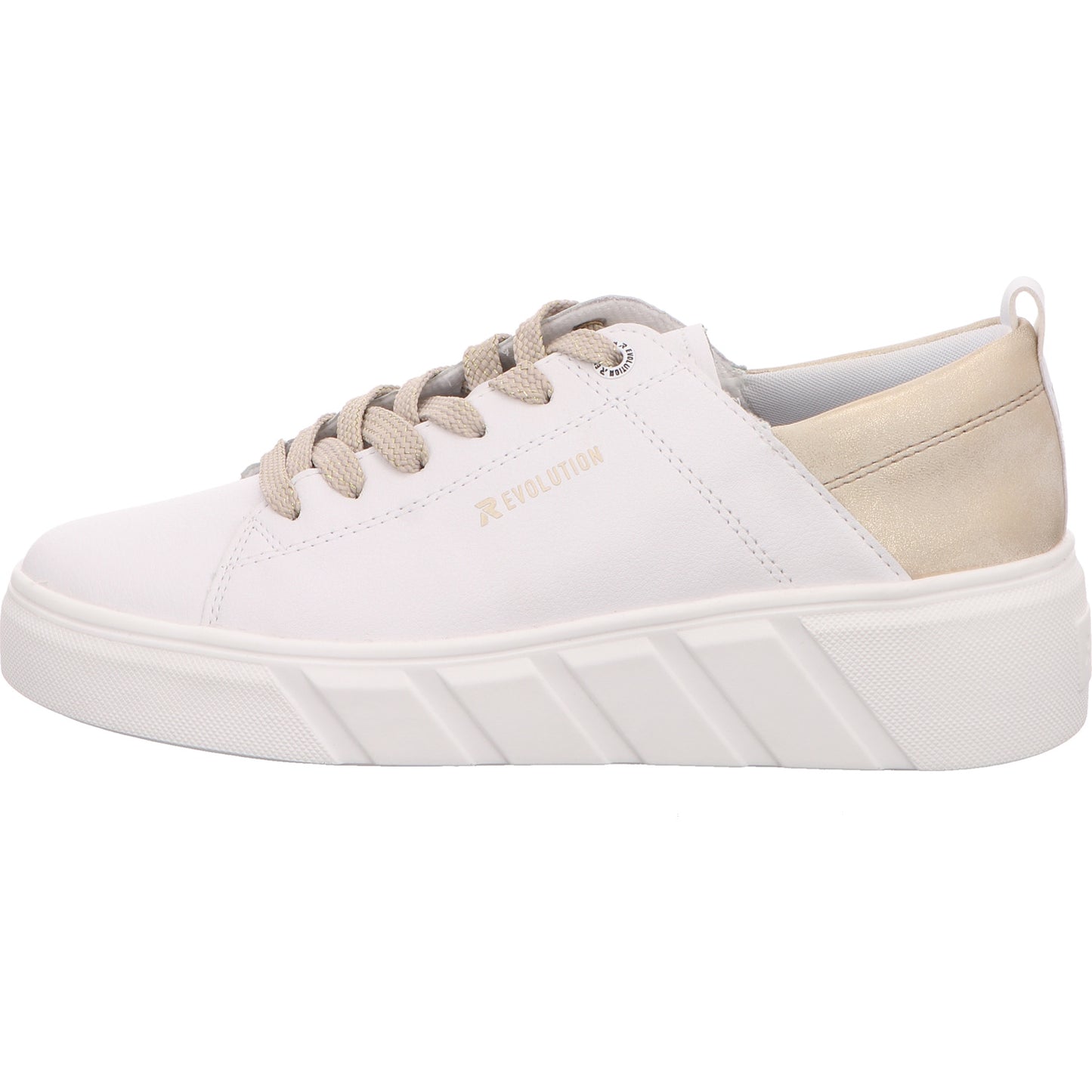 Rieker Sneaker Schnürhalbschuh EVOLUTION Damen Weiß Leder   Bild2