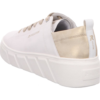 Rieker Sneaker Schnürhalbschuh EVOLUTION Damen Weiß Leder   Bild3