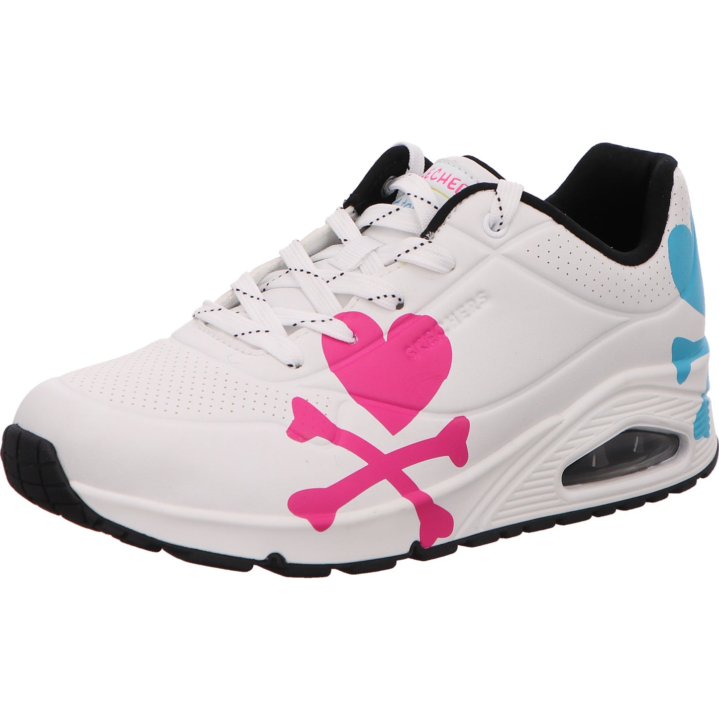 Skechers Uno-Crossing Hearts Leder-Synthetik-kombiniert    Bild1