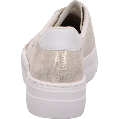 Rieker Sneaker Schnürhalbschuh Damen -Beige Synthetik   Bild4