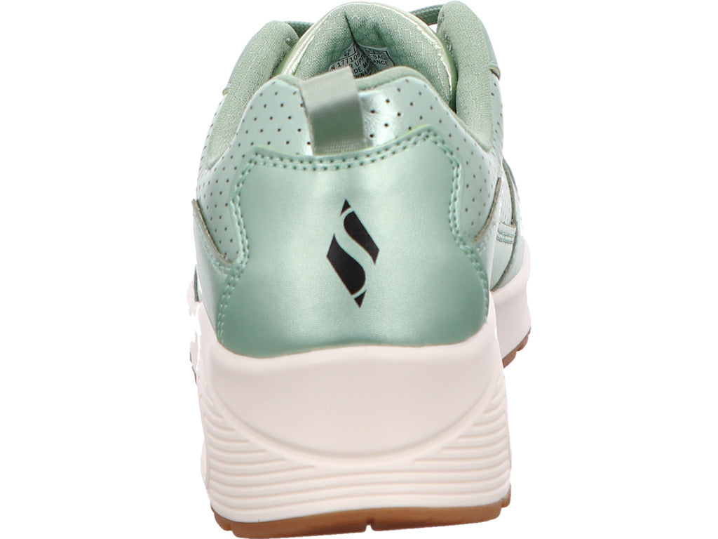 Skechers damessneakers Uno - Metallixs in groen