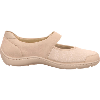 Waldläufer Slipper Klettschuh Bequemschuh Silber Damen Leder-Synthetik-kombiniert   Bild5