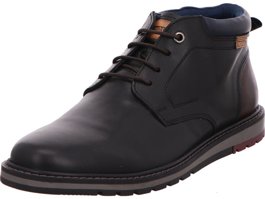 Pikolinos Berna herenlaarzen in een combinatie van zwart en meerdere kleuren.