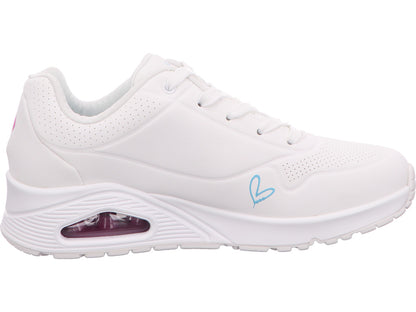 Skechers Damen Sneaker Uno - Golden Heart in weiß-bunt-kombiniert