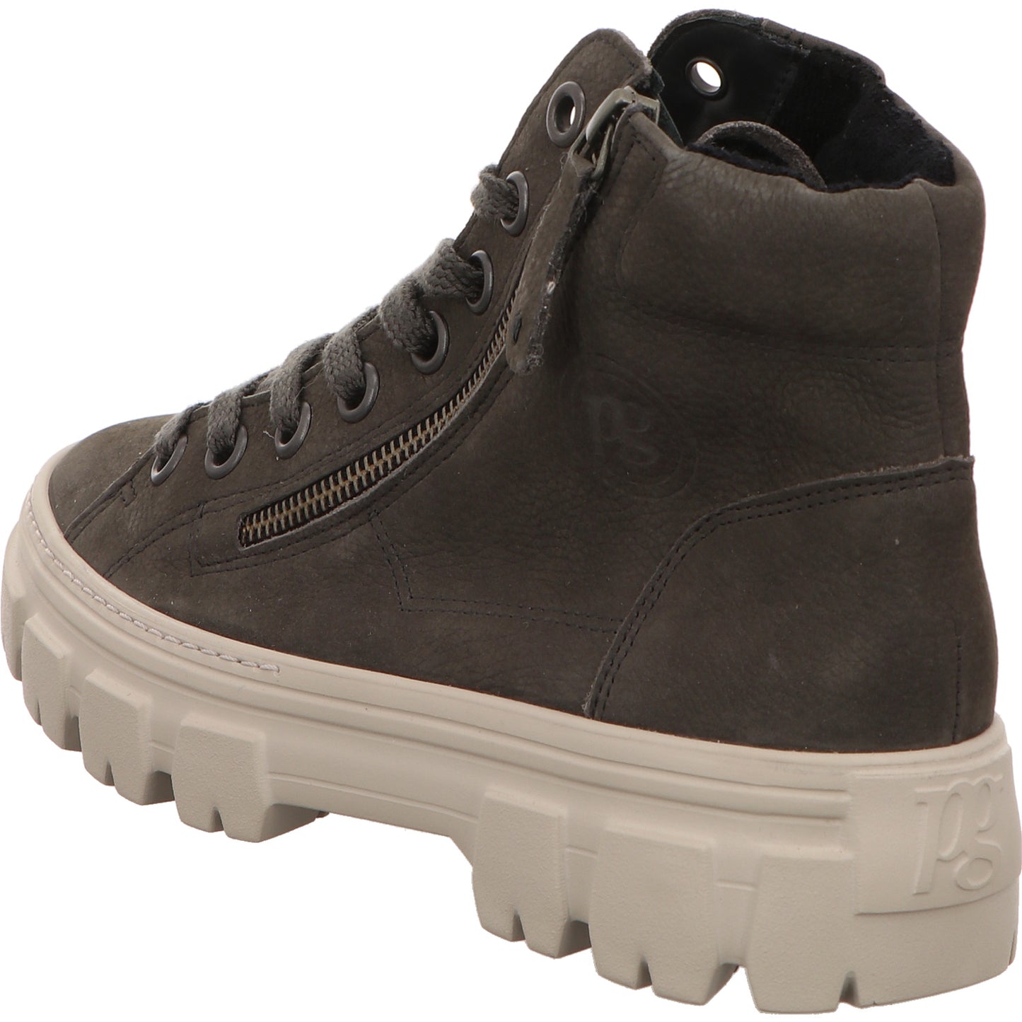 Paul Green Stiefel Schnürstiefel Hightop-Sneaker Damen  Rauhleder   Bild3