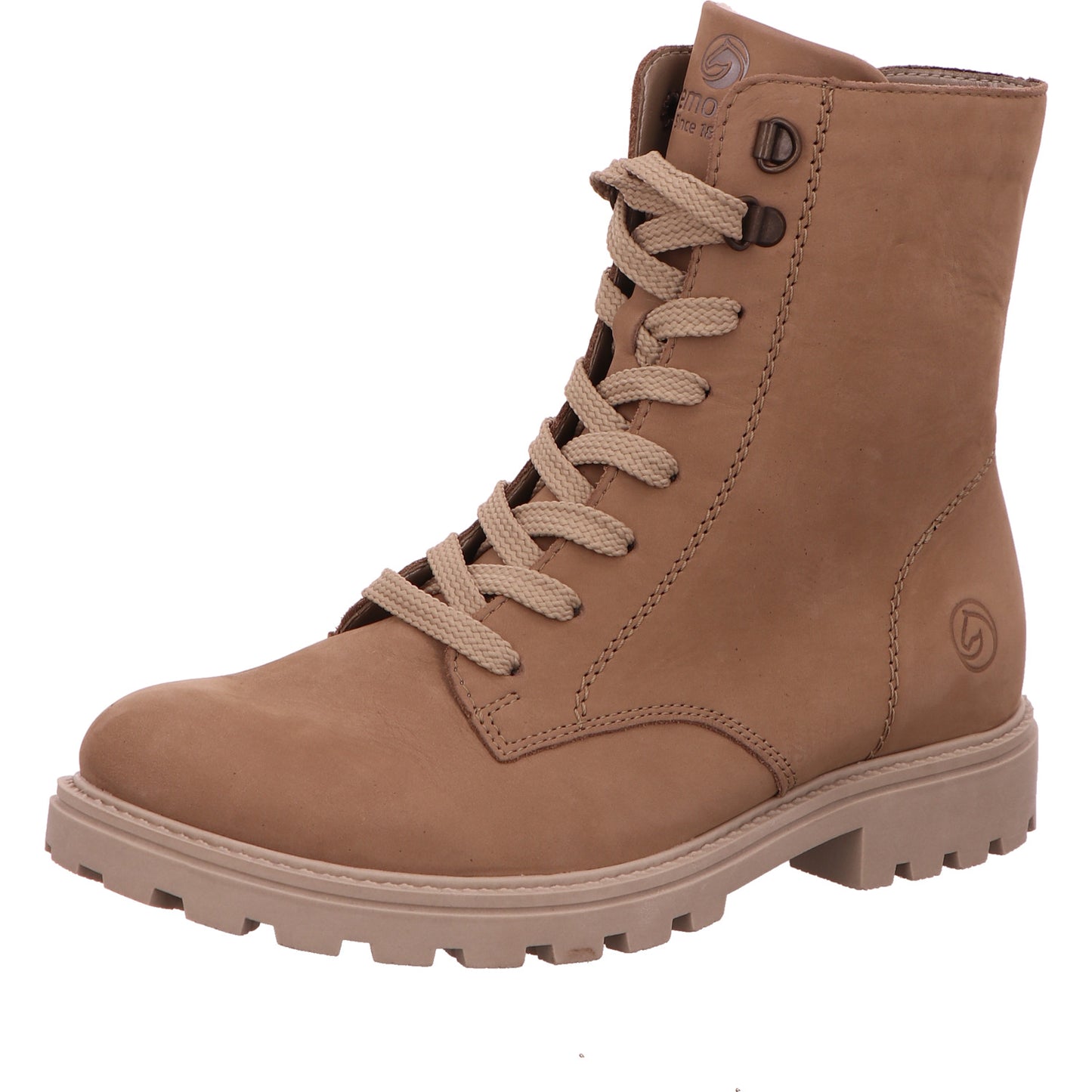 Remonte Schnürstiefel Boots Damen Beige Rauhleder   Bild1