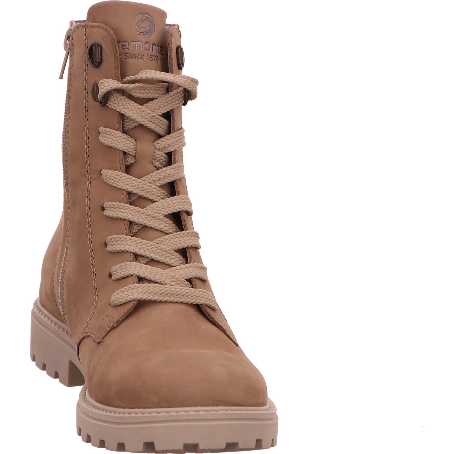 Remonte Schnürstiefel Boots Damen Beige Rauhleder   Bild6