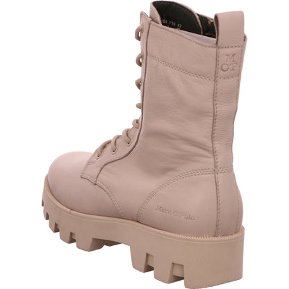 MARC O'POLO Schnürstiefel Stiefel Boots Damen Beige Leder   Bild3