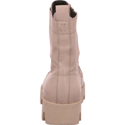 MARC O'POLO Schnürstiefel Stiefel Boots Damen Beige Leder   Bild4