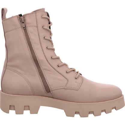 MARC O'POLO Schnürstiefel Stiefel Boots Damen Beige Leder   Bild5