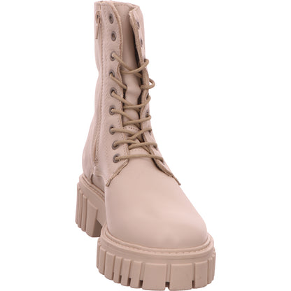 Palpa Trading - Online Shoes Schnürstiefel Boots Damen Beige Leder   Bild6