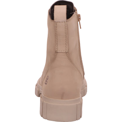 Bagatt Schnürstiefel Boots Damen Beige Fiona Leder   Bild4