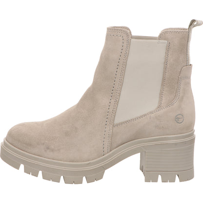 Tamaris Schlupfstiefel Absatz Boots Damen Grau Rauhleder   Bild2