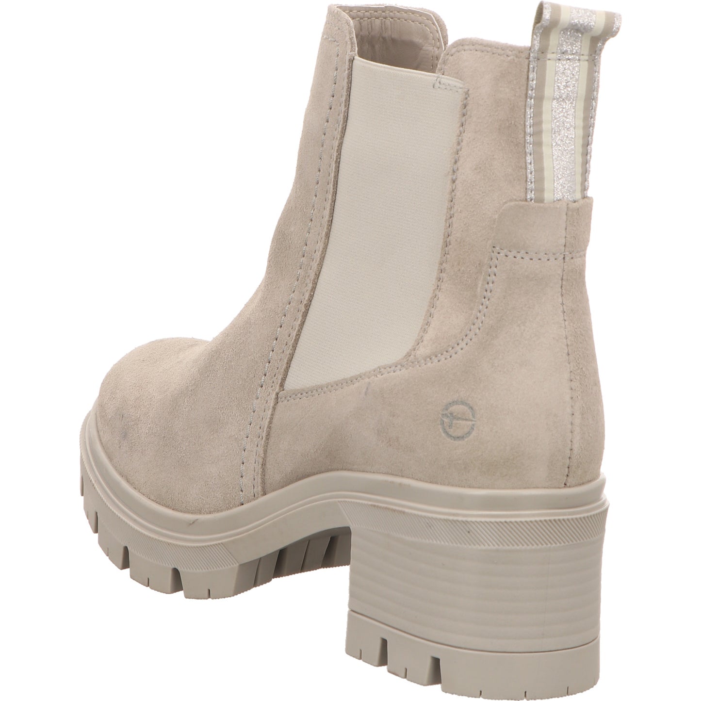 Tamaris Schlupfstiefel Absatz Boots Damen Grau Rauhleder   Bild3