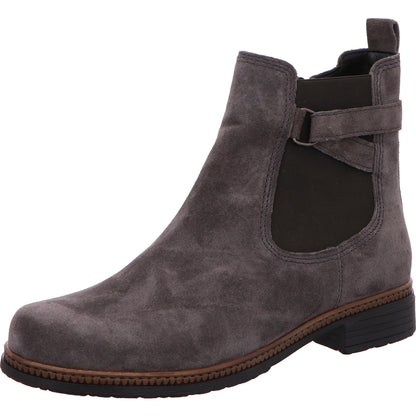 Gabor Schlupfstiefelette Chelsea Boots Grau Damen Rauhleder   Bild1