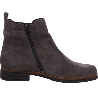 Gabor Schlupfstiefelette Chelsea Boots Grau Damen Rauhleder   Bild5