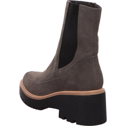 Regarde Le Ciel Schlupfstiefel Absatz Boot Damen Grau Marta 01 Rauhleder   Bild3