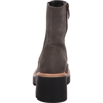 Regarde Le Ciel Schlupfstiefel Absatz Boot Damen Grau Marta 01 Rauhleder   Bild4