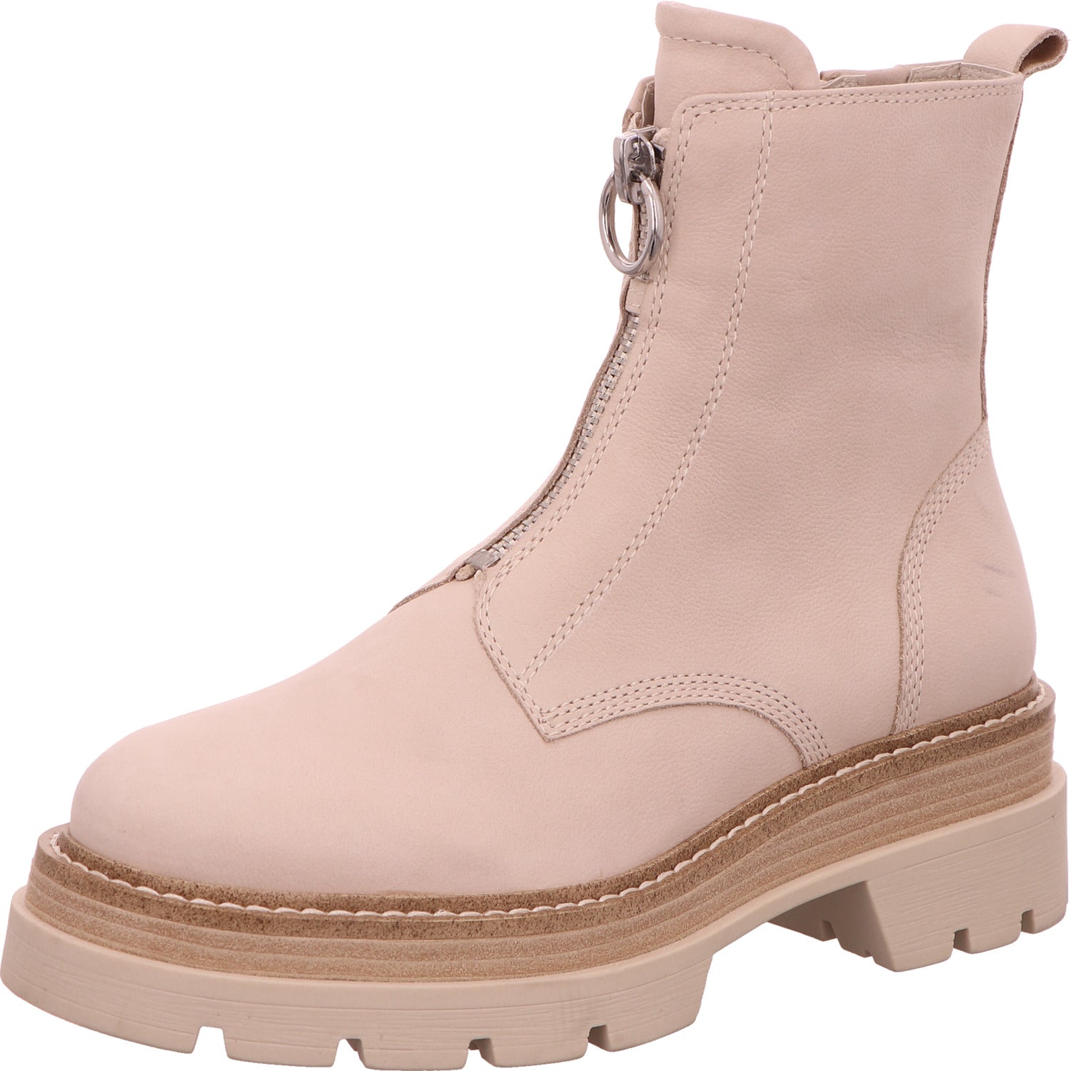 Tamaris Schlupfstiefel Boots Damen Beige Rauhleder   Bild1