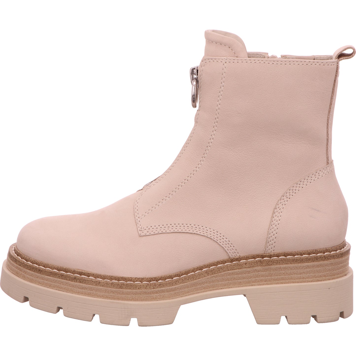 Tamaris Schlupfstiefel Boots Damen Beige Rauhleder   Bild2