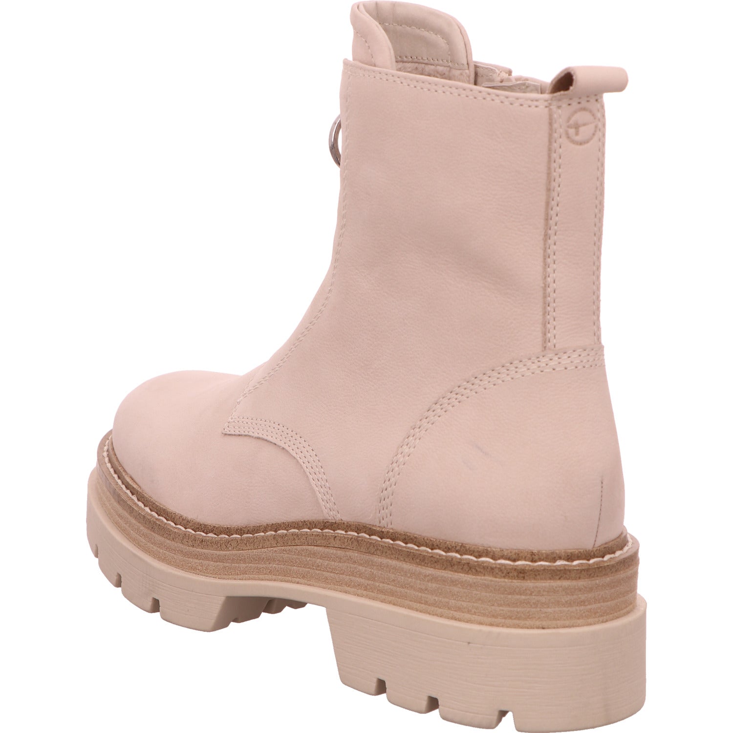 Tamaris Schlupfstiefel Boots Damen Beige Rauhleder   Bild3