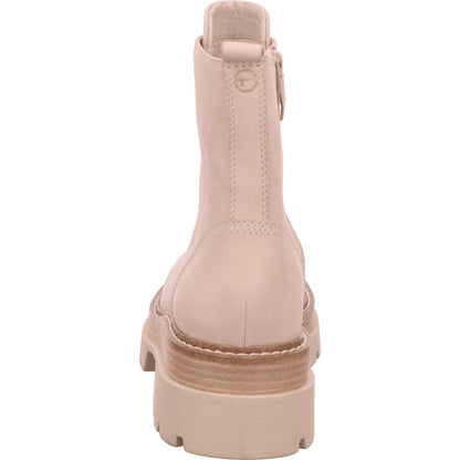 Tamaris Schlupfstiefel Boots Damen Beige Rauhleder   Bild4