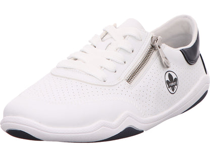 Rieker Damen Sneaker  in weiß-bunt-kombiniert