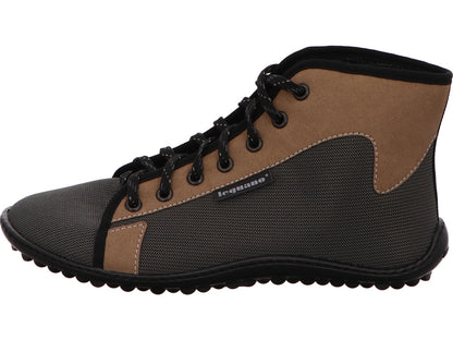 Leguano Damen Stiefel  in grau-bunt-kombiniert