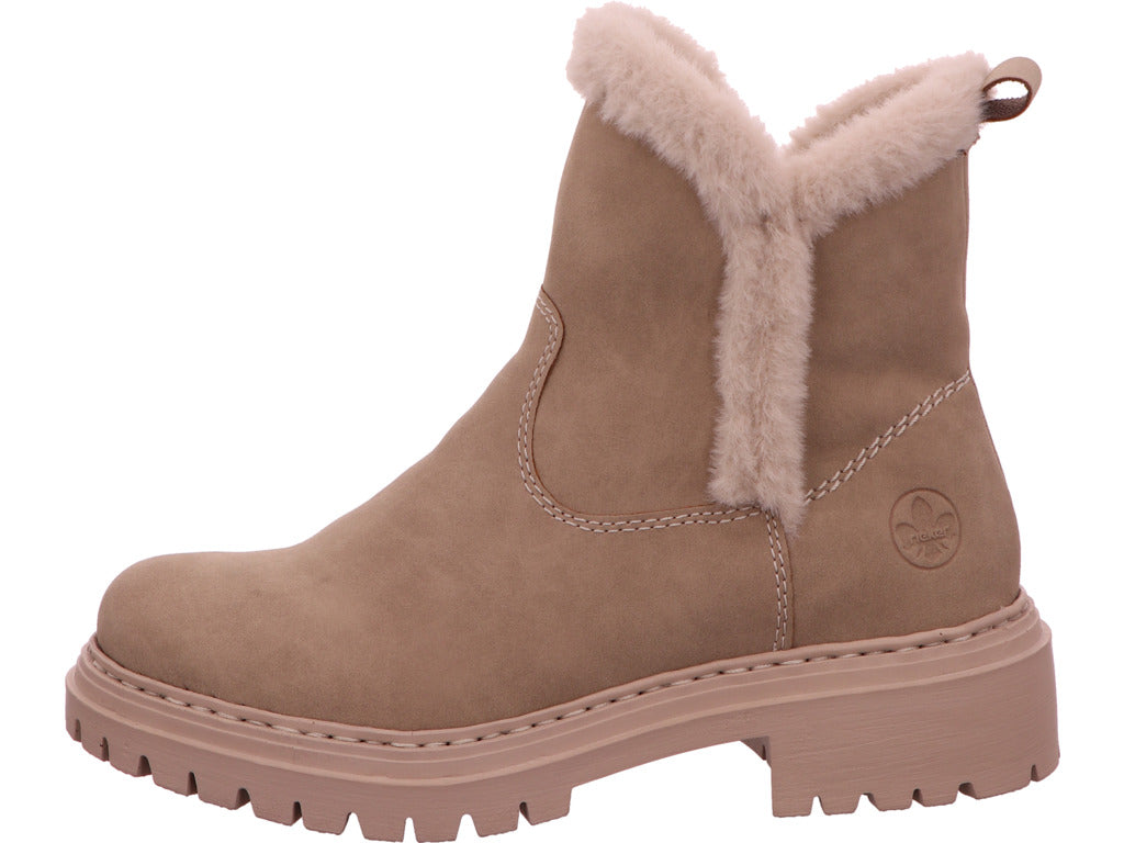 Rieker Damen Stiefel  in beige