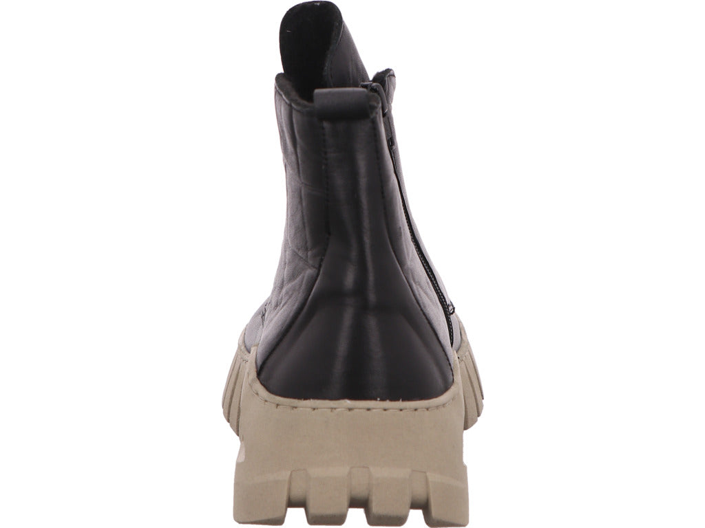 Gemini Damen Stiefel Anilina in schwarz-bunt-kombiniert