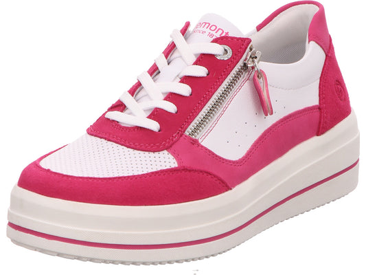 Remonte Damen Sneaker  in weiß-bunt-kombiniert