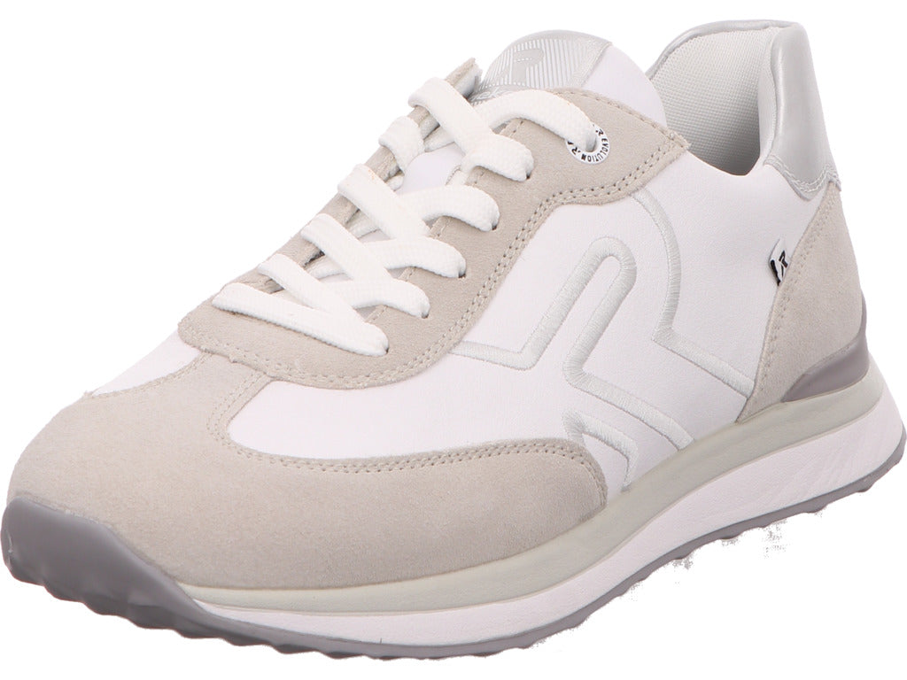 Rieker Damen Sneaker Revolution in weiß-bunt-kombiniert