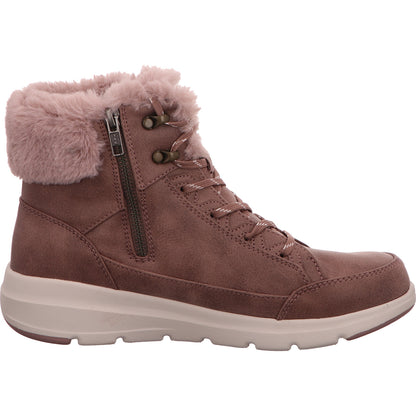 Skechers Schnürstiefel Boot Winter Damen Rosa Synthetik   Bild5