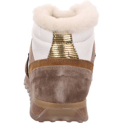 Cetti Schnürboot Stiefel Warmfutter Damen Grau Leder / Rauhleder - kombiniert   Bild4