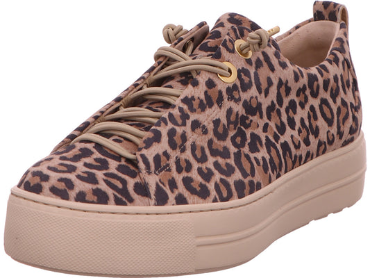 Paul Green Damen Sneaker  in beige-bunt-kombiniert