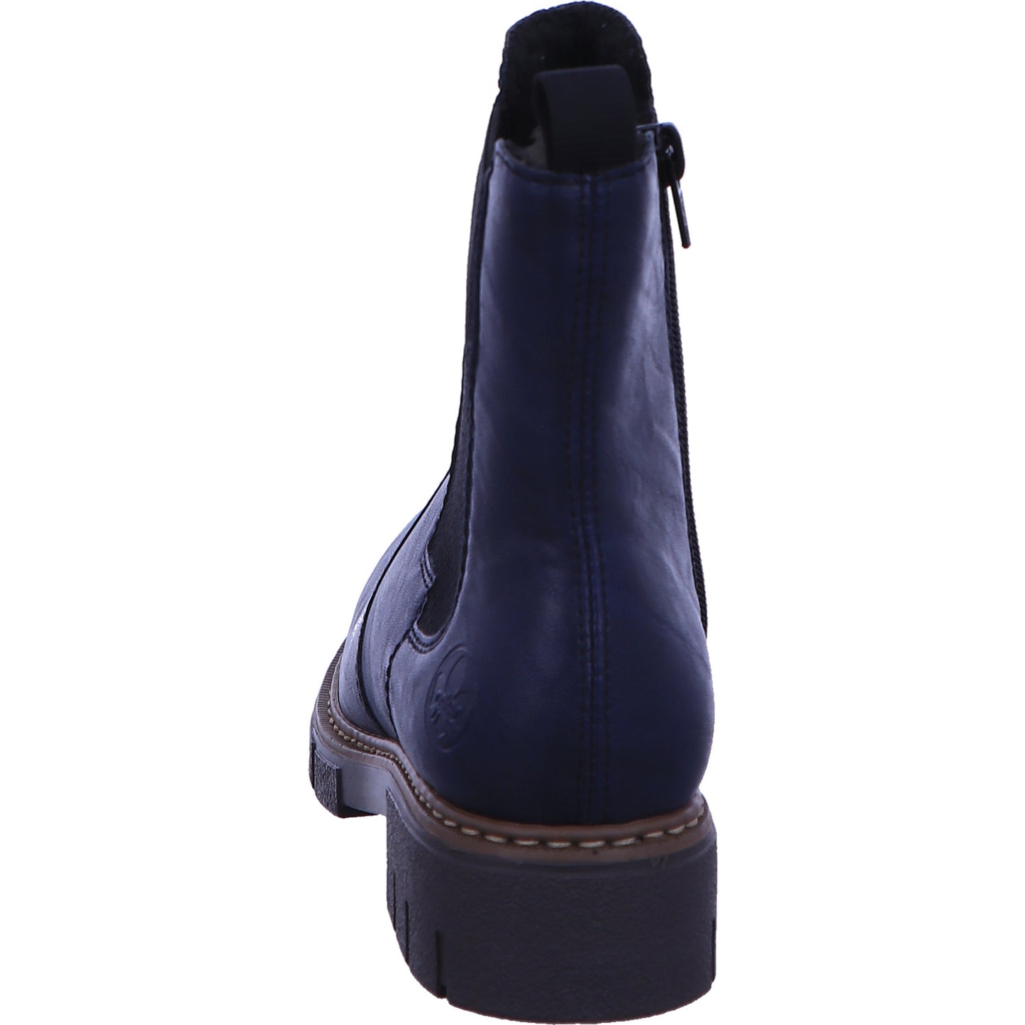 Rieker Schlupfstiefel Stiefel Boots Damen Blau Synthetik   Bild4