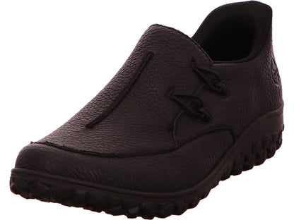 Rieker damesslippers in zwart