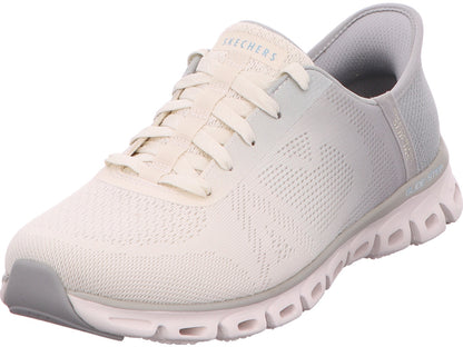 Skechers Damen Sneaker Slip In - Glide-Step Excite in hellgrau